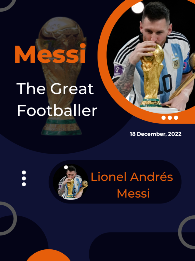 Messi the great footballer